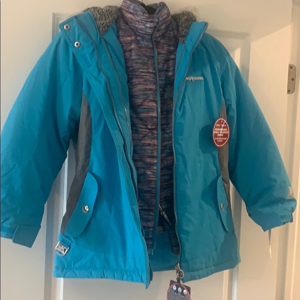 Zero Exposur layered winter coat sz10-12